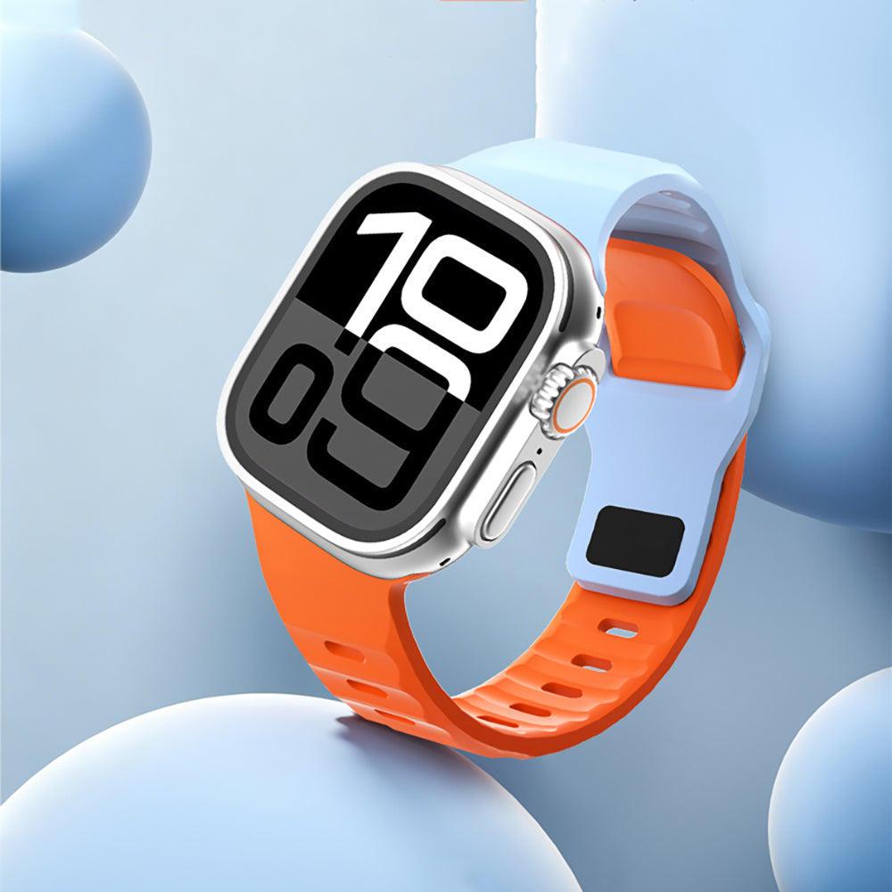 Apple Watch 7 45mm Zore KRD-160 Silikon Kordon Strap Kayış