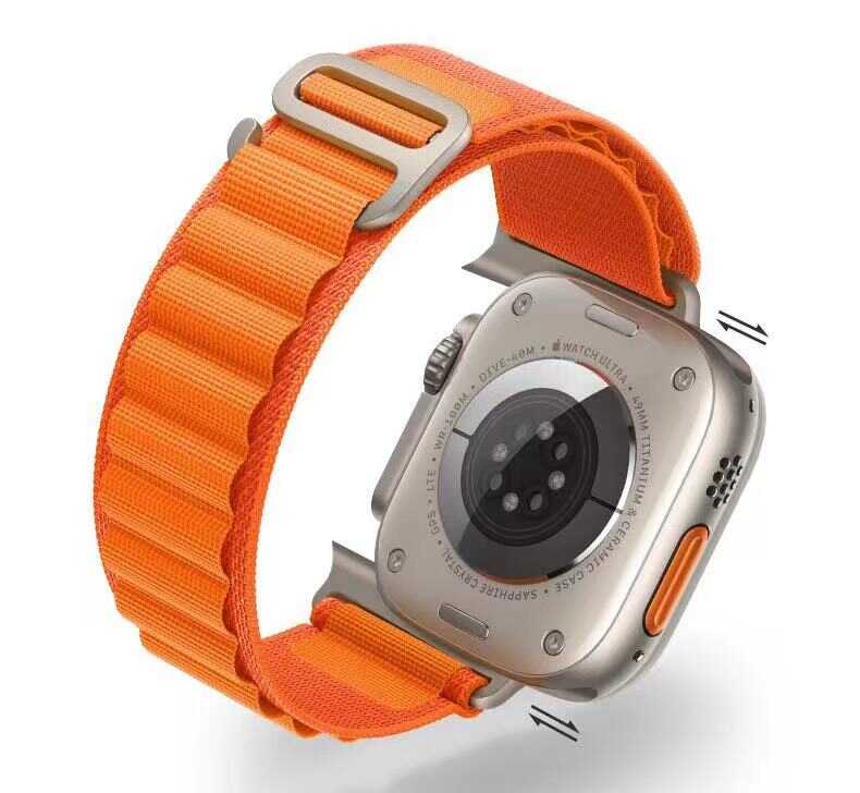 Apple Watch 7 45mm Zore KRD-74 Hasır Kordon