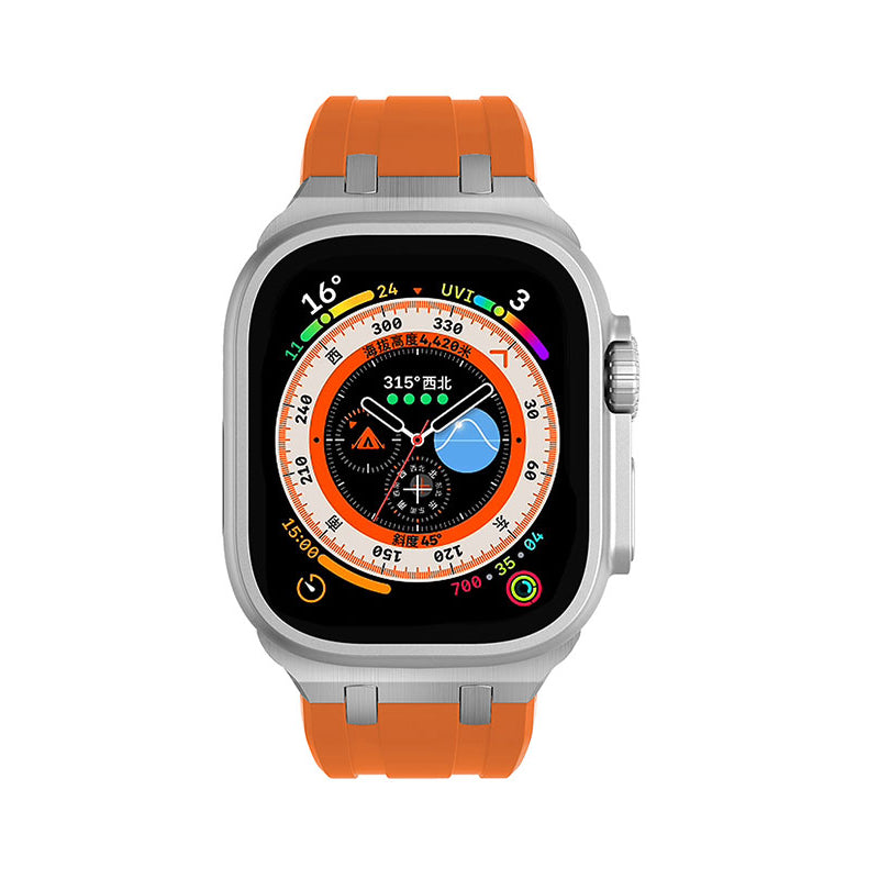 Apple Watch 7 45mm Zore KRD-89 Silikon Kordon