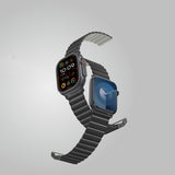 Apple Watch Serisi Uyumlu Amazing Thing Glamour Sense Deri Kordon