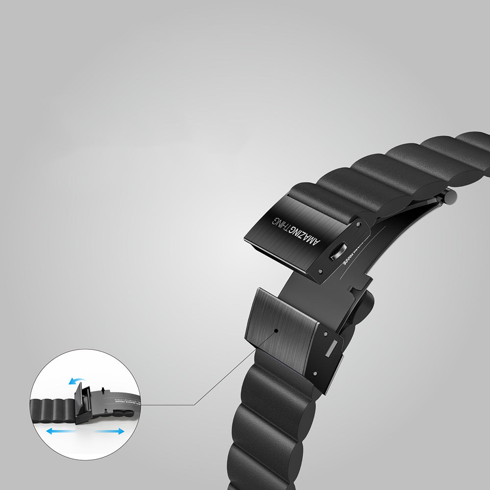 Apple Watch Serisi Uyumlu Amazing Thing Glamour Sense Deri Kordon