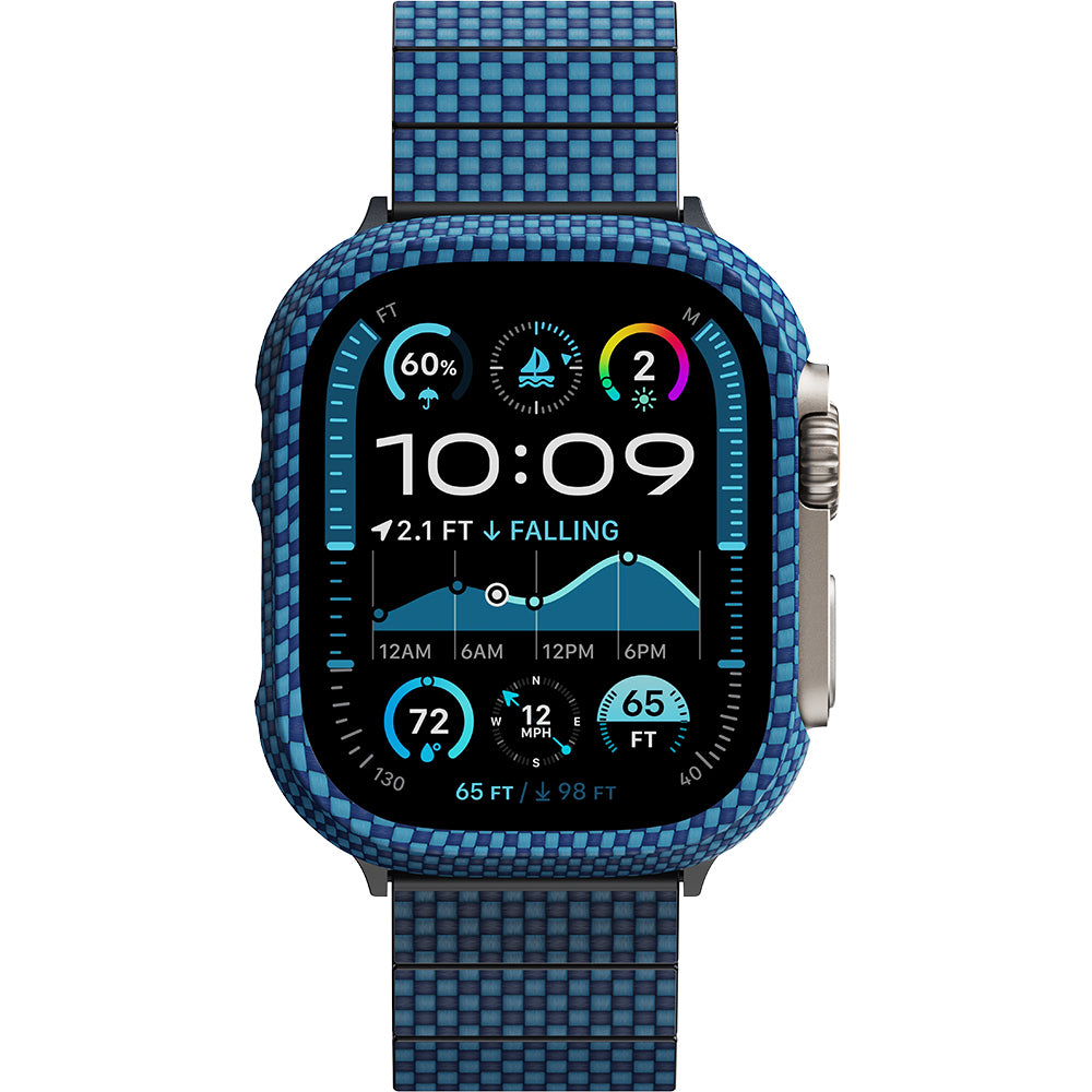 Apple Watch Ultra 49mm 600D Aramid Fiber Classic Serisi Kasa Koruyucu Pitaka Air Case
