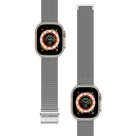 Apple Watch Ultra 49mm Amazing Thing Titan Metal Hasır Kordon