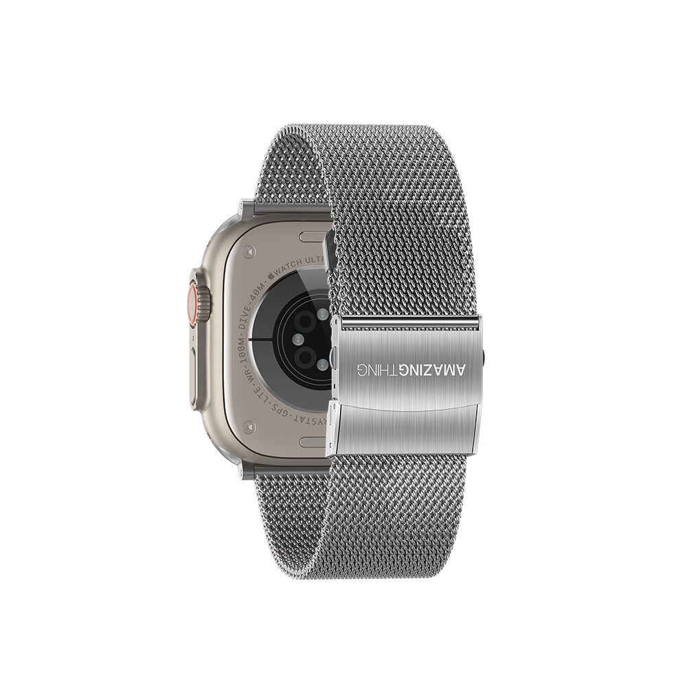 Apple Watch Ultra 49mm Amazing Thing Titan Metal Hasır Kordon