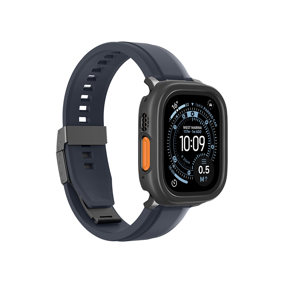 Apple Watch Ultra 49mm Amazingthing Radix Minimal FullGuard Sert PC Kasa ve Ekran Koruyucu