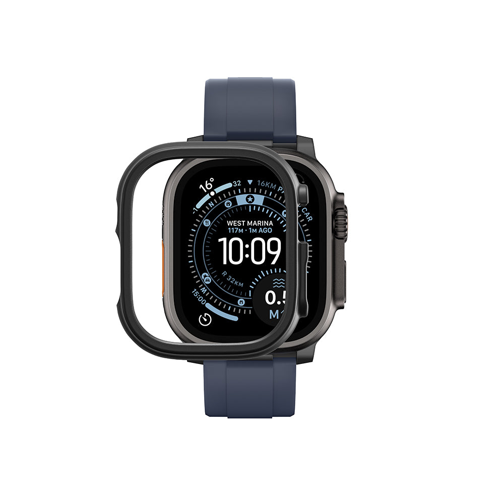 Apple Watch Ultra 49mm Amazingthing Radix Minimal FullGuard Sert PC Kasa ve Ekran Koruyucu