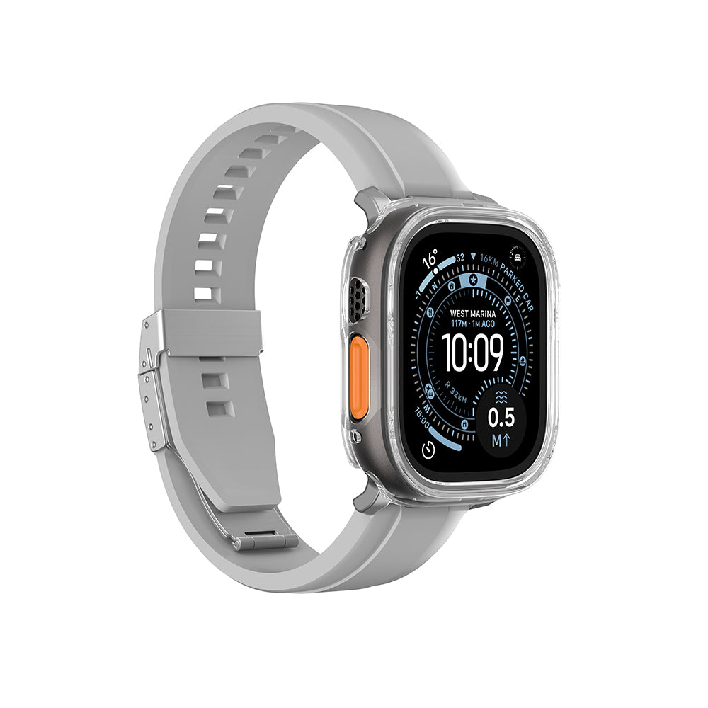 Apple Watch Ultra 49mm Amazingthing Radix Minimal FullGuard Sert PC Kasa ve Ekran Koruyucu
