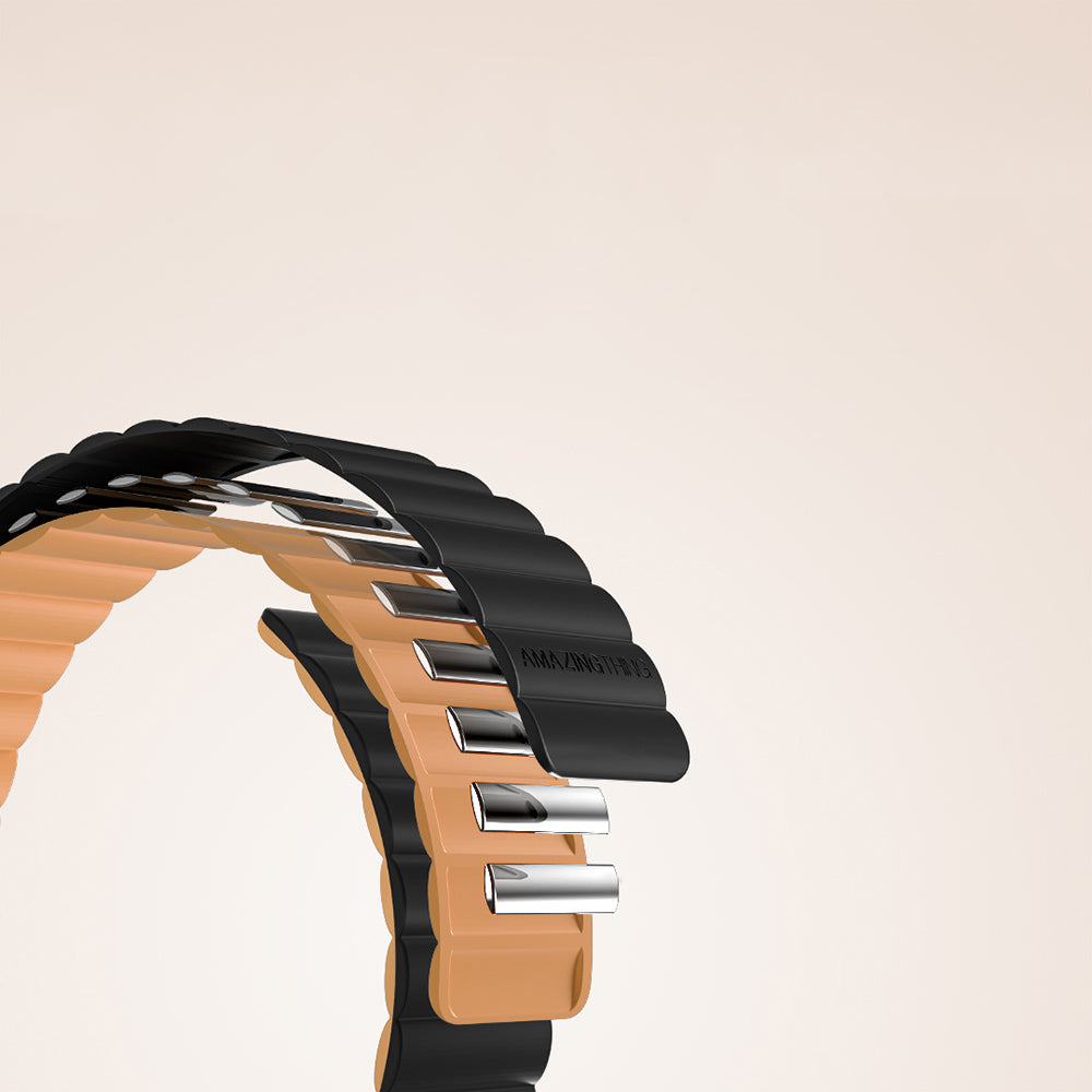 Apple Watch Ultra 49mm Amazingthing Smoothie Mag Magnetik Tak Çıkar Silikon Strap Kayış