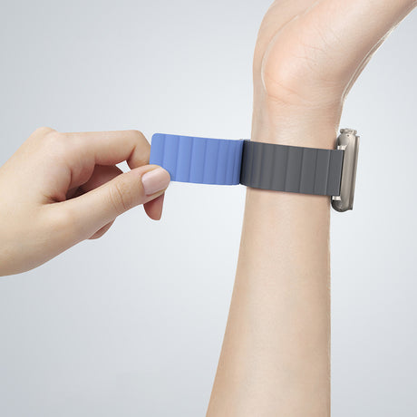 Apple Watch Ultra 49mm Amazingthing Smoothie Mag Magnetik Tak Çıkar Silikon Strap Kayış