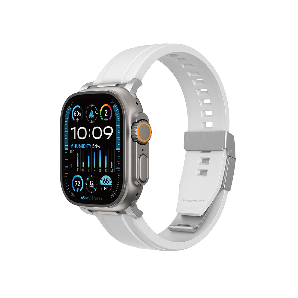 Apple Watch Ultra 49mm Amazingthing Titan Chrono Silikon Kordon