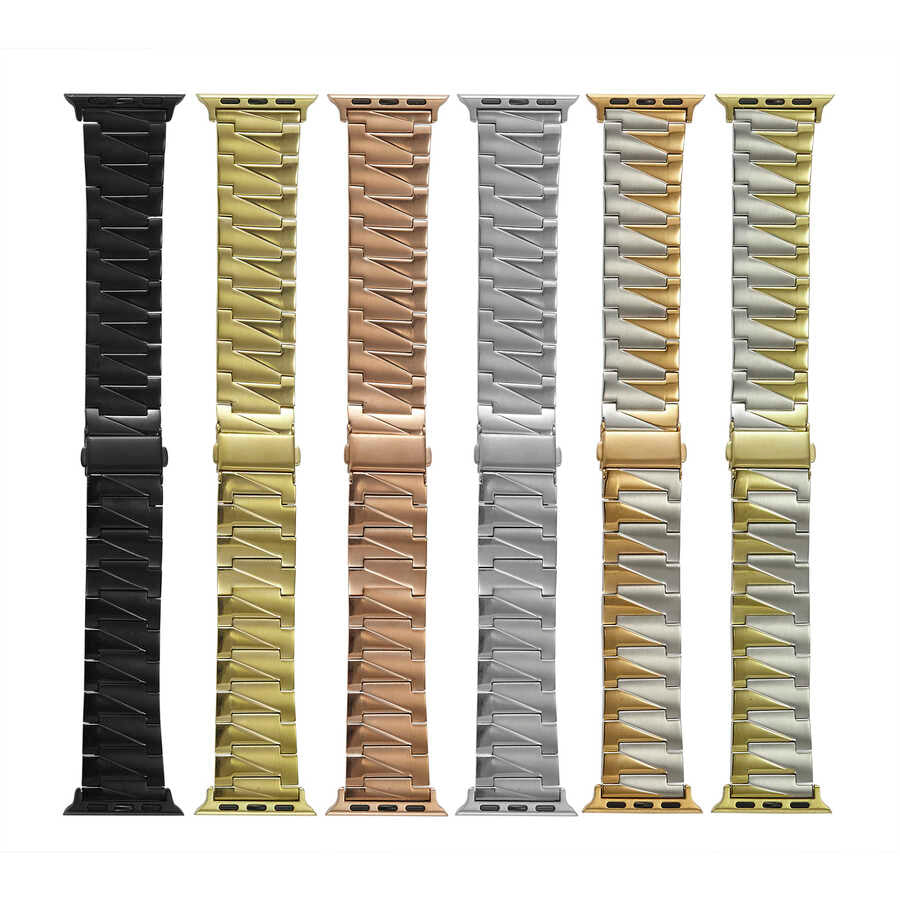 Apple Watch Ultra 49mm Kordon KRD-48 Metal Strap Kayış