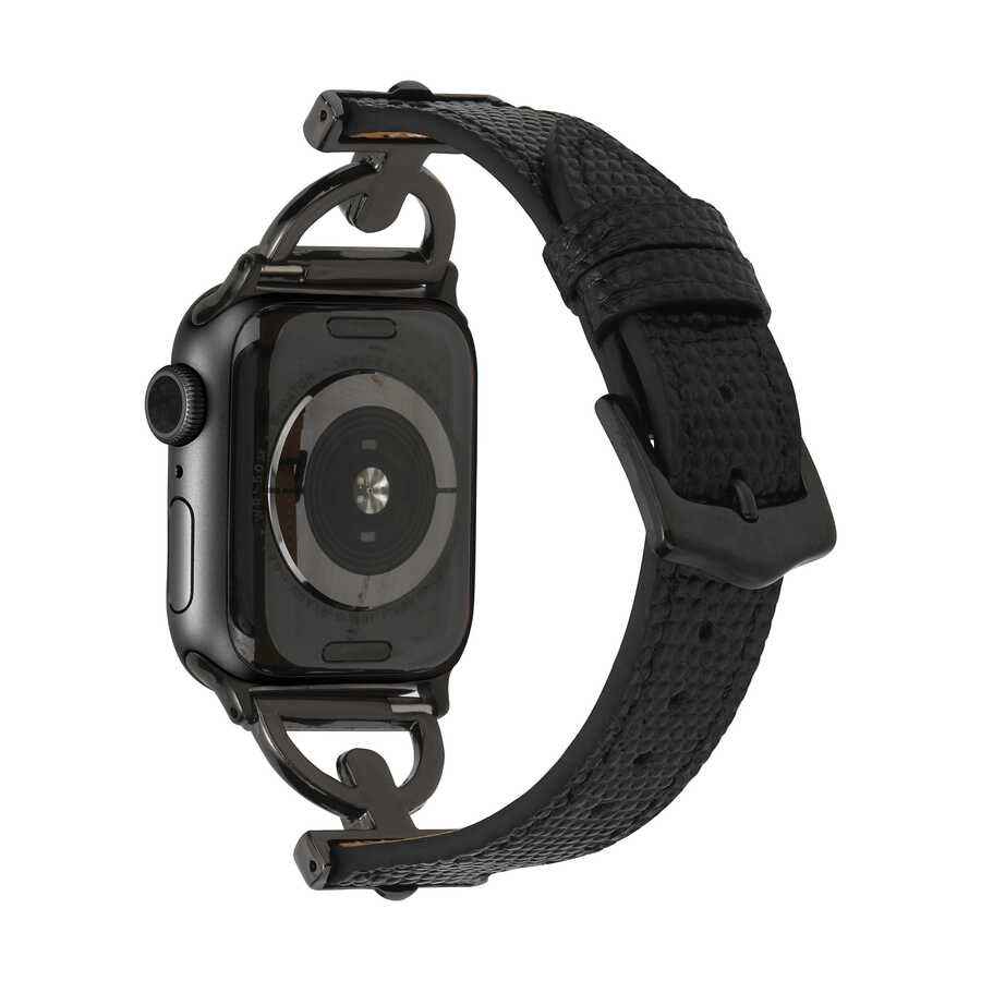 Apple Watch Ultra 49mm Kordon KRD-53 Deri Strap Kayış