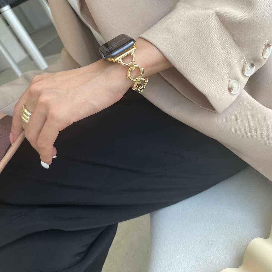 Apple Watch Ultra 49mm Kordon KRD-56 Metal Strap Kayış