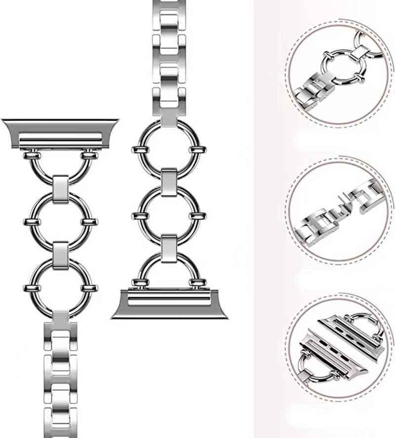 Apple Watch Ultra 49mm Kordon KRD-56 Metal Strap Kayış