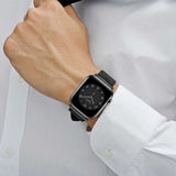 Apple Watch Ultra 49mm Kordon Wiwu Attleage Watchband Hakiki Deri Strap Kayış