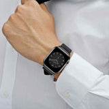 Apple Watch Ultra 49mm Kordon Wiwu Attleage Watchband Hakiki Deri Strap Kayış