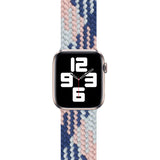 Apple Watch Ultra 49mm Kordon Wiwu Braided Solo Loop Contrast Color Large Strap Kayış
