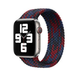 Apple Watch Ultra 49mm Kordon Wiwu Braided Solo Loop Contrast Color Medium Strap Kayış