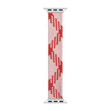 Apple Watch Ultra 49mm Kordon Wiwu Braided Solo Loop Contrast Color Medium Strap Kayış