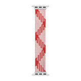 Apple Watch Ultra 49mm Kordon Wiwu Braided Solo Loop Contrast Color Medium Strap Kayış
