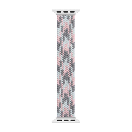 Apple Watch Ultra 49mm Kordon Wiwu Braided Solo Loop Contrast Color Medium Strap Kayış