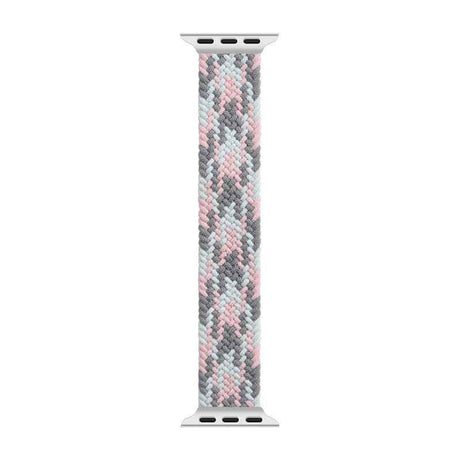 Apple Watch Ultra 49mm Kordon Wiwu Braided Solo Loop Contrast Color Medium Strap Kayış