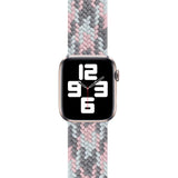 Apple Watch Ultra 49mm Kordon Wiwu Braided Solo Loop Contrast Color Medium Strap Kayış