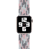 Apple Watch Ultra 49mm Kordon Wiwu Braided Solo Loop Contrast Color Medium Strap Kayış