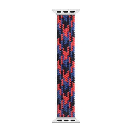 Apple Watch Ultra 49mm Kordon Wiwu Braided Solo Loop Contrast Color Medium Strap Kayış
