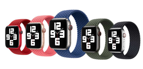Apple Watch Ultra 49mm Kordon Wiwu Braided Solo Loop Large Strap Kayış