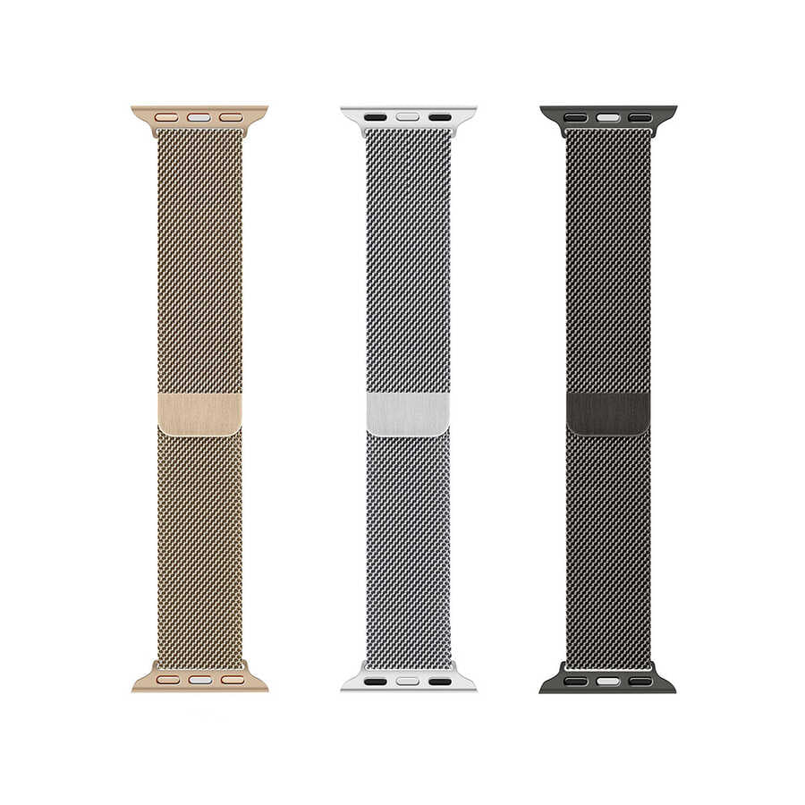 Apple Watch Ultra 49mm Kordon Wiwu Minalo Metal Strap Kayış
