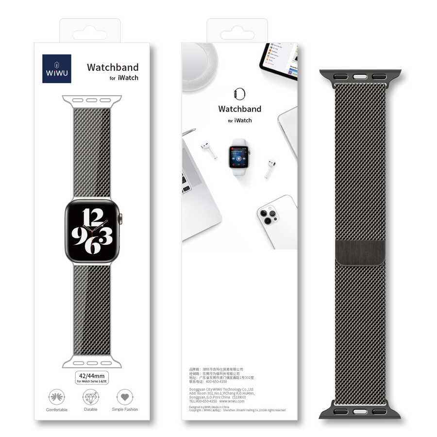 Apple Watch Ultra 49mm Kordon Wiwu Minalo Metal Strap Kayış