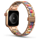 Apple Watch Ultra 49mm Kordon Wiwu Resin Steel Belt Metal Strap Kayış