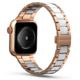 Apple Watch Ultra 49mm Kordon Wiwu Resin Steel Belt Metal Strap Kayış