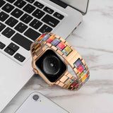 Apple Watch Ultra 49mm Kordon Wiwu Resin Steel Belt Metal Strap Kayış