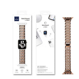 Apple Watch Ultra 49mm Kordon Wiwu Three Beads Set Auger Metal Strap Kayış