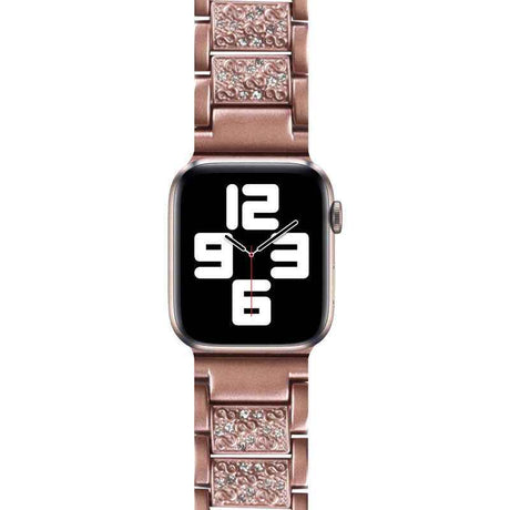 Apple Watch Ultra 49mm Kordon Wiwu Three Beads Set Auger Metal Strap Kayış