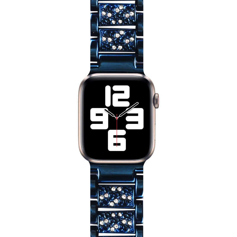 Apple Watch Ultra 49mm Kordon Wiwu Three Beads Set Auger Metal Strap Kayış