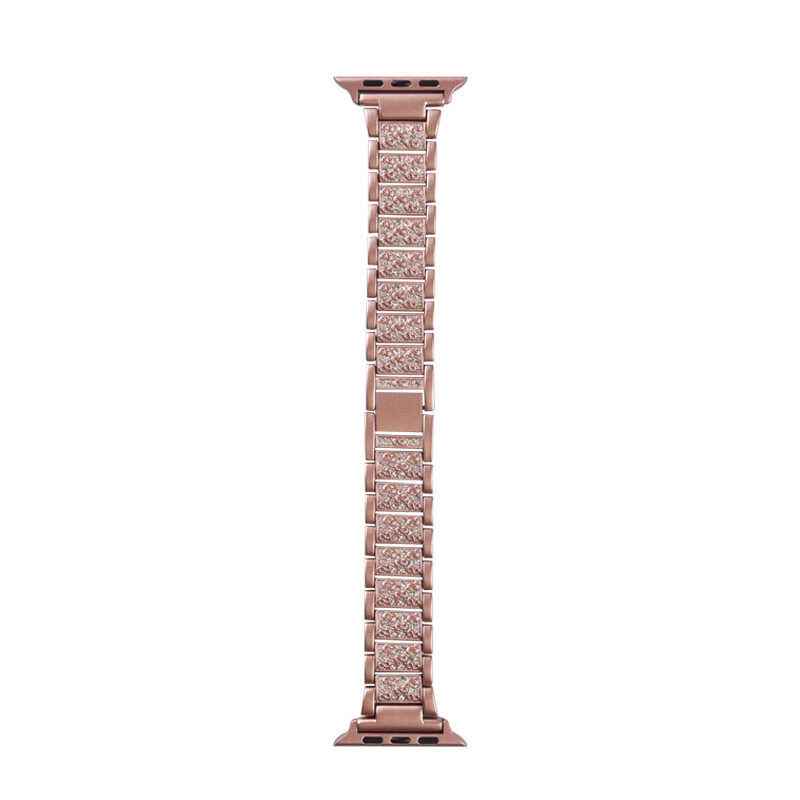 Apple Watch Ultra 49mm Kordon Wiwu Three Beads Set Auger Metal Strap Kayış