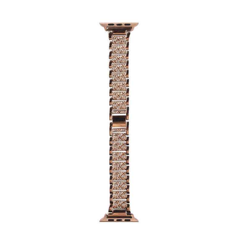 Apple Watch Ultra 49mm Kordon Wiwu Three Beads Set Auger Metal Strap Kayış