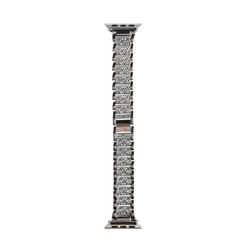 Apple Watch Ultra 49mm Kordon Wiwu Three Beads Set Auger Metal Strap Kayış