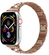 Apple Watch Ultra 49mm Kordon Wiwu Three Beads Set Auger Metal Strap Kayış