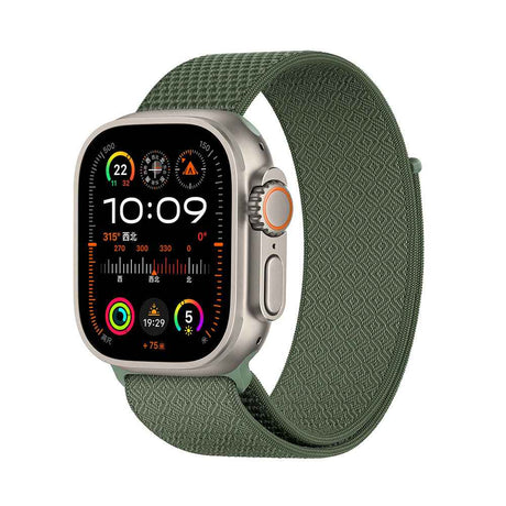 Apple Watch Ultra 49mm Kordon Wiwu WB501 CloudFlex Serisi Hasır Örgü Strap Kayış