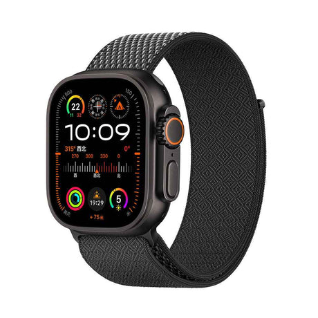 Apple Watch Ultra 49mm Kordon Wiwu WB501 CloudFlex Serisi Hasır Örgü Strap Kayış