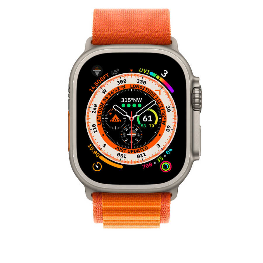 Apple Watch Ultra 49mm Kordon Wiwu WU-01 Hasır Örgü Strap Kayış