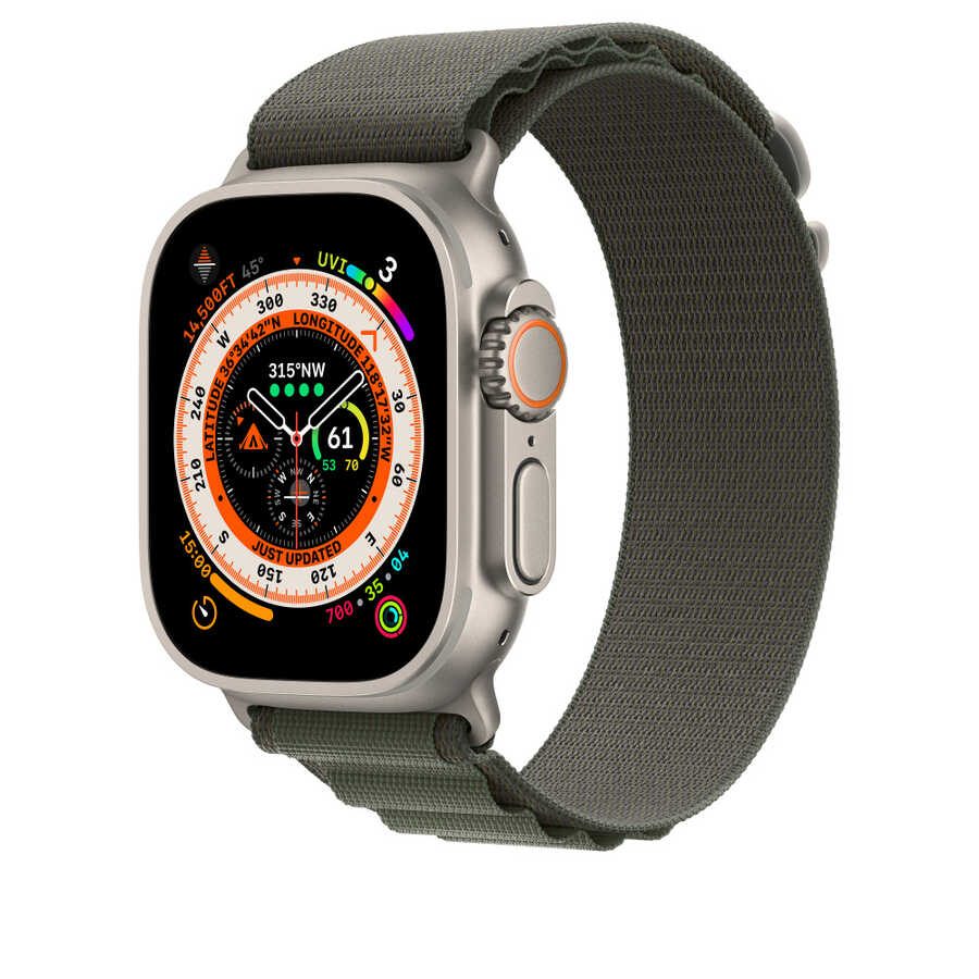 Apple Watch Ultra 49mm Kordon Wiwu WU-01 Hasır Örgü Strap Kayış