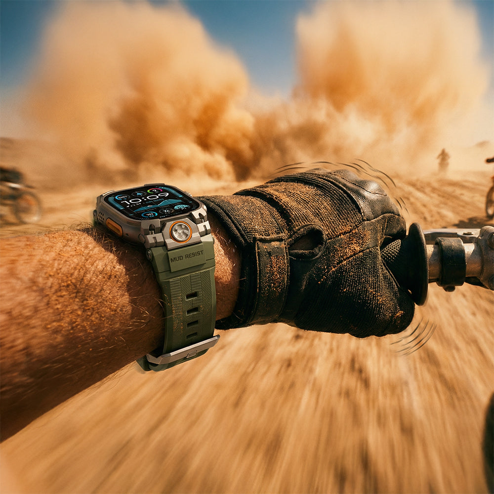 Apple Watch Ultra 49mm Mohseven iWatch Armor Silikon Kordon