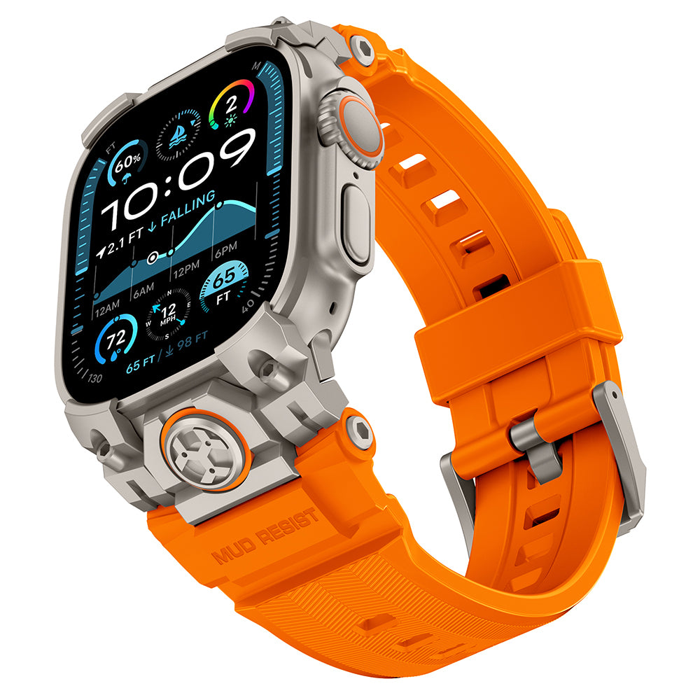 Apple Watch Ultra 49mm Mohseven iWatch Armor Silikon Kordon