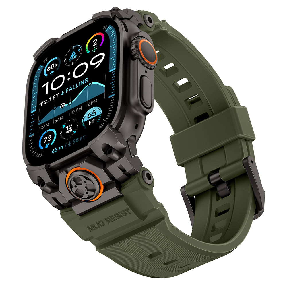 Apple Watch Ultra 49mm Mohseven iWatch Armor Silikon Kordon