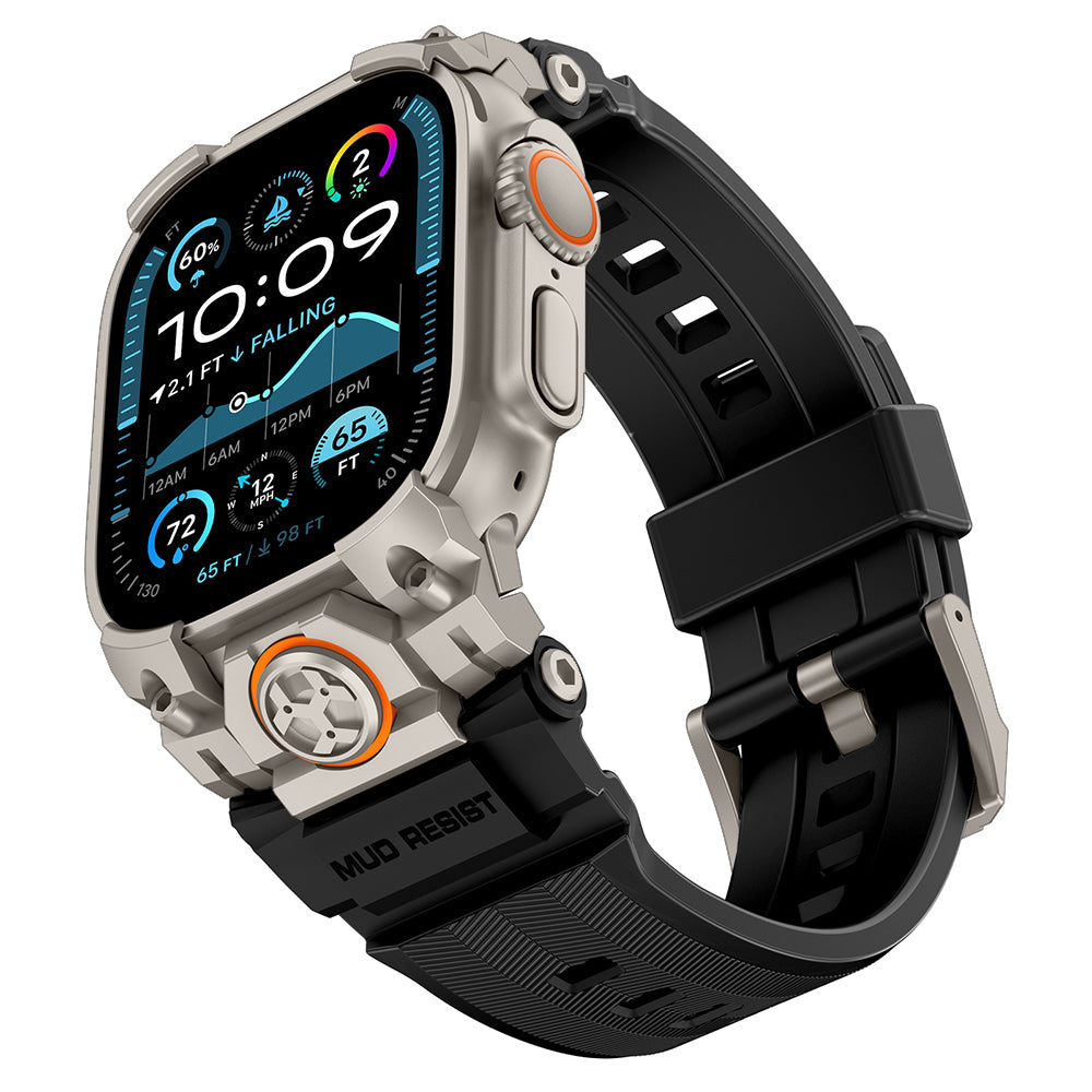 Apple Watch Ultra 49mm Mohseven iWatch Armor Silikon Kordon
